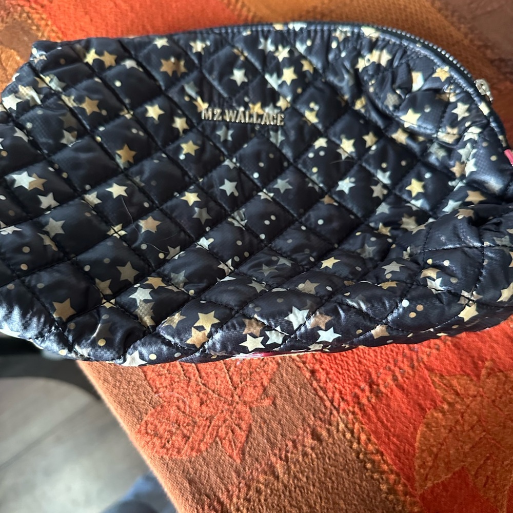 MZ Wallace Beige Quilted Pouch